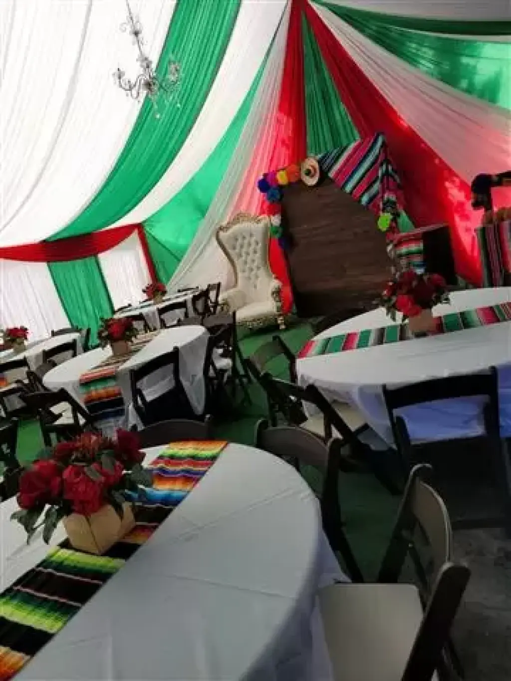 Carpas decoradas cualquier tam