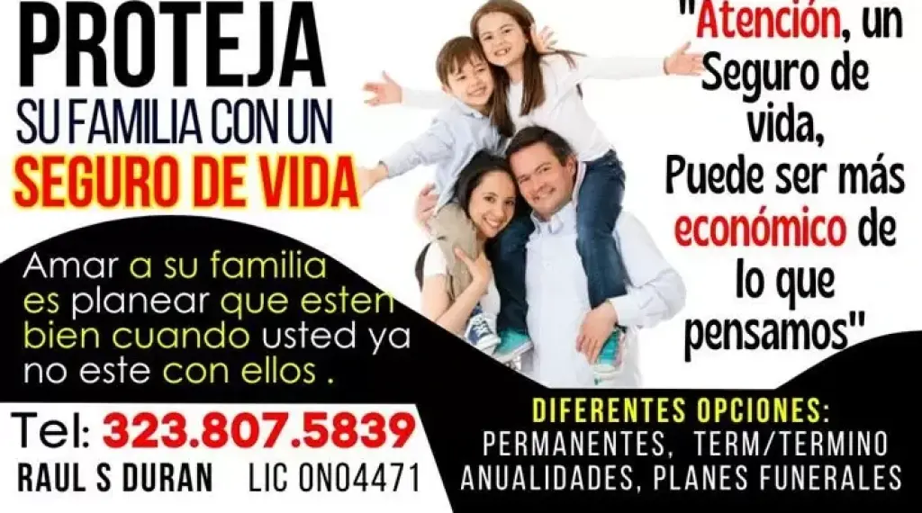 YA TIENES SEGURO DE VIDA?