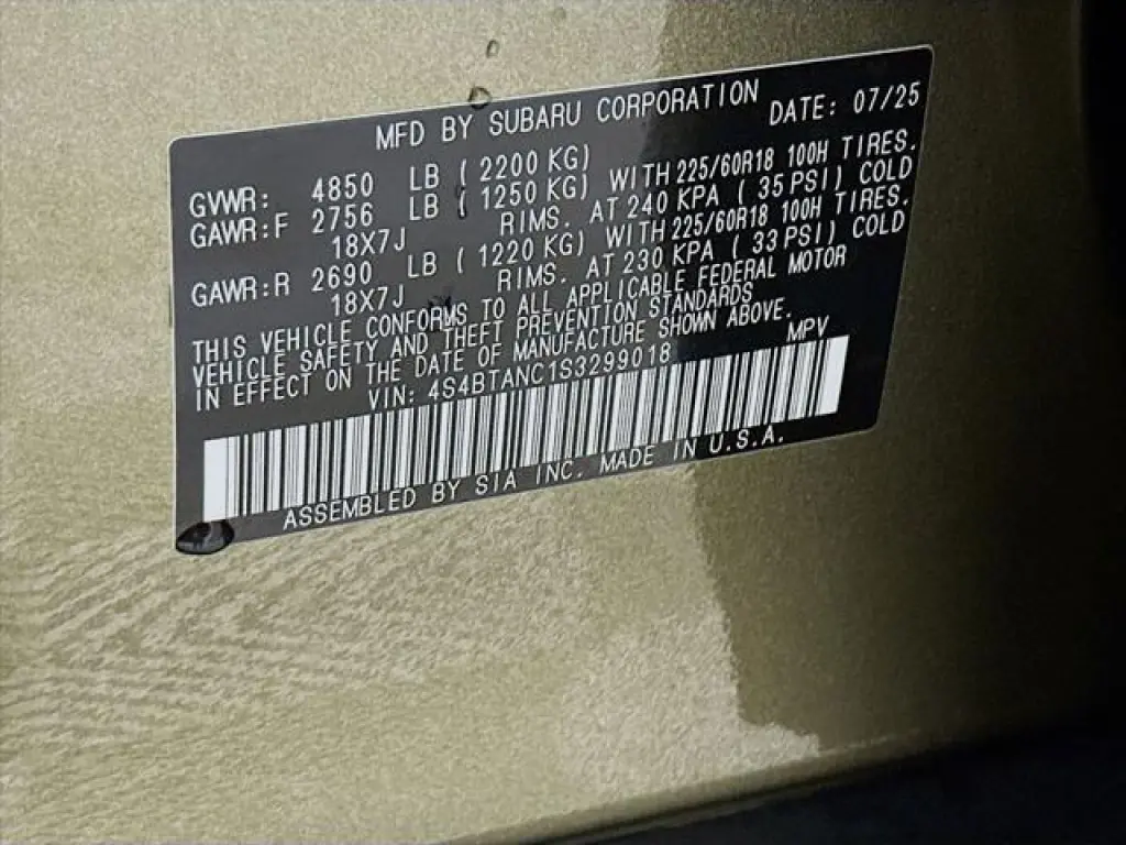Subaru Outback 2025 AWD Limited 4dr Crossover