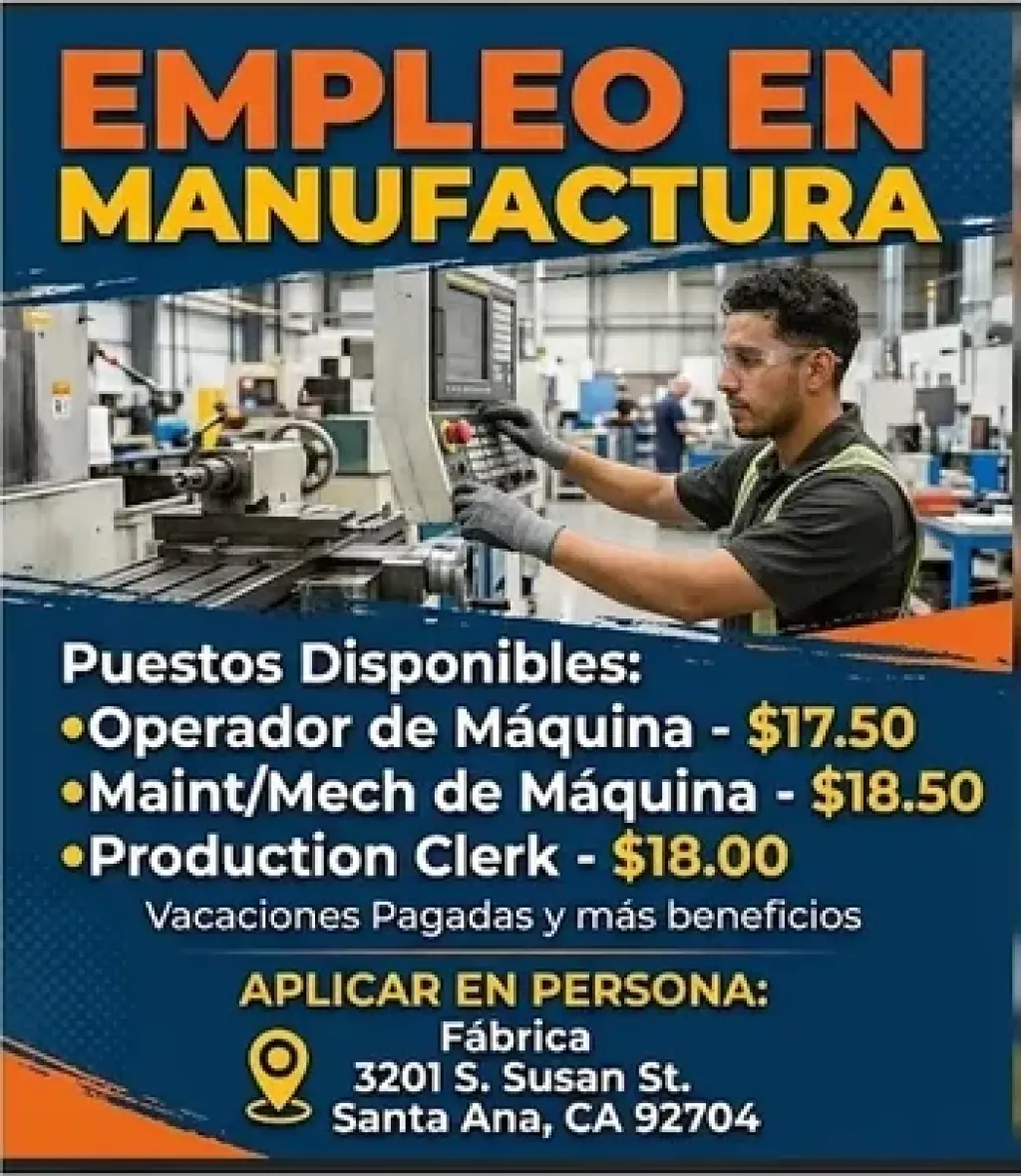 APLICAR EN PERSONA 📍Santa Ana