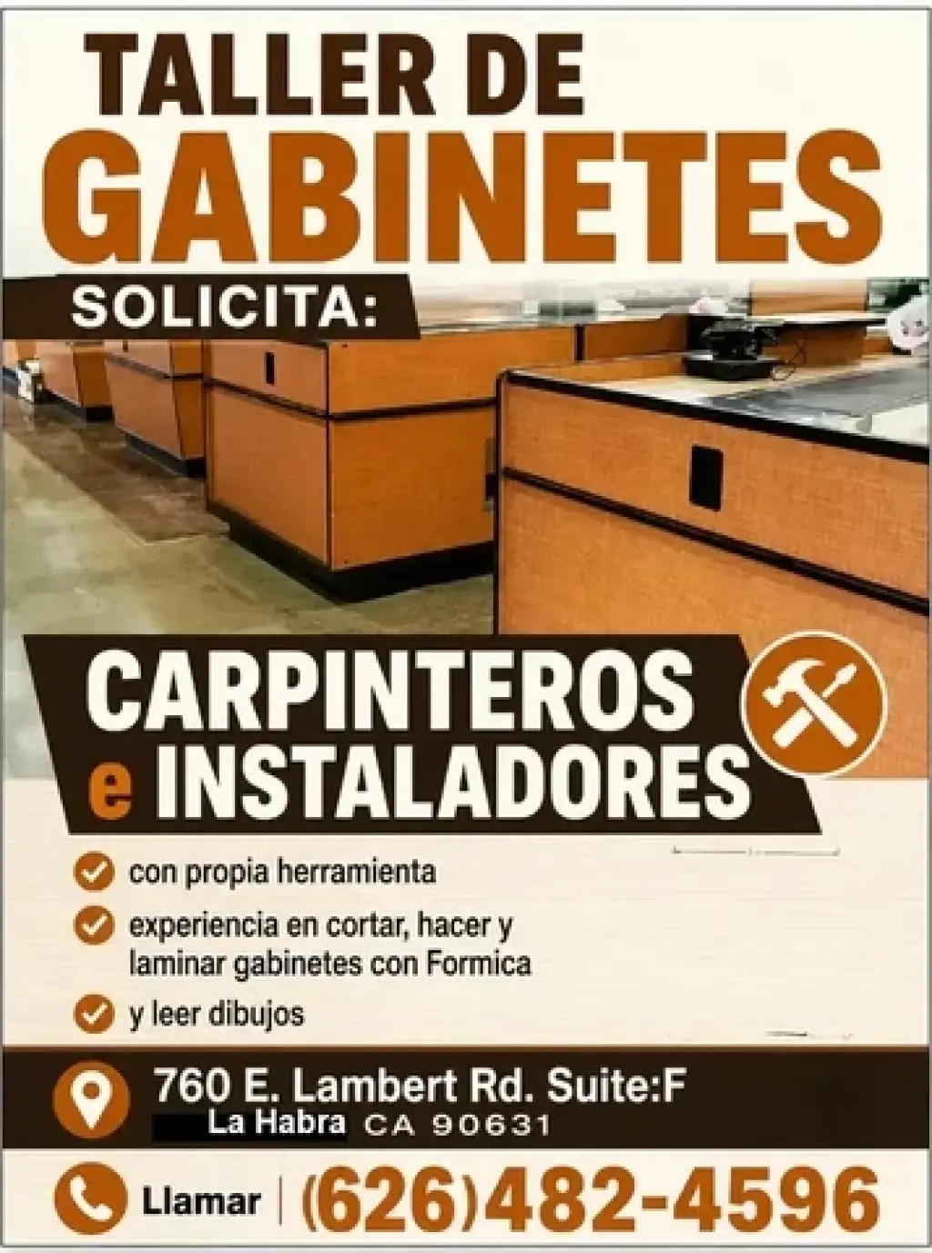 CARPINTEROS e INSTALADORES