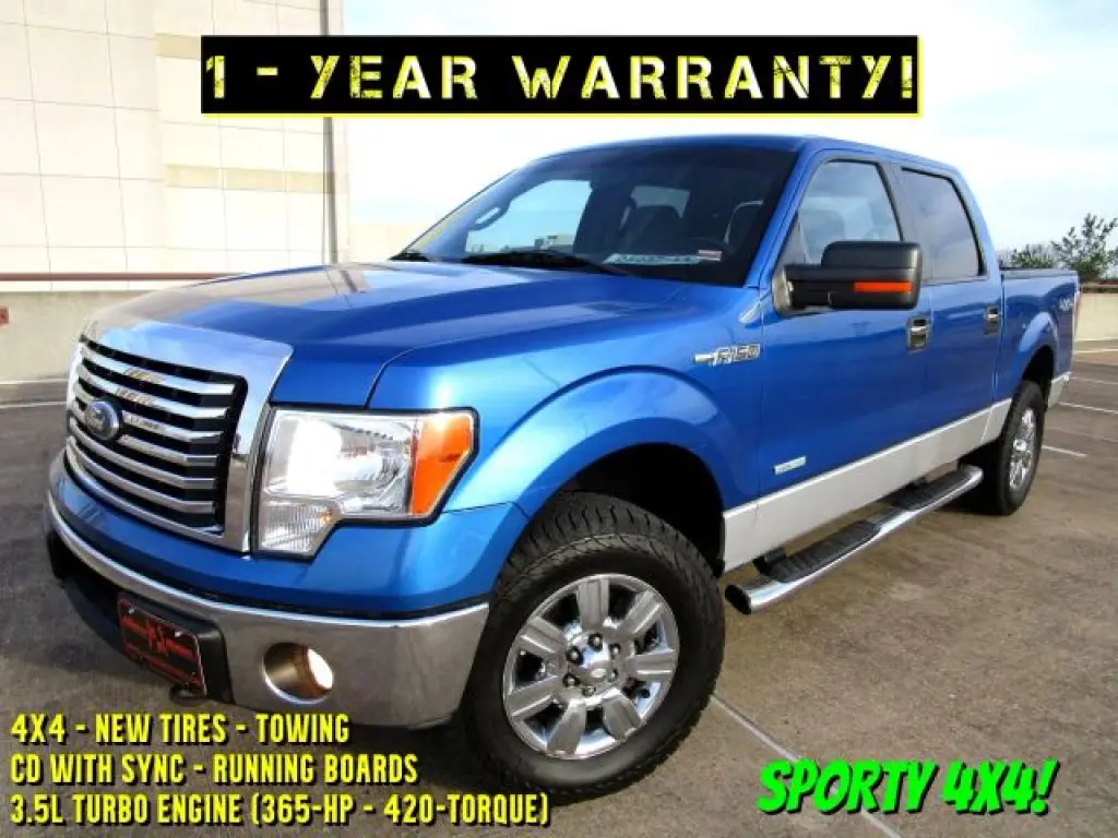 2011 FORD F150 SUPERCREW CAB