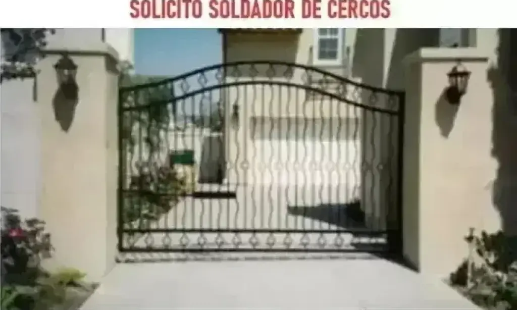 ▶️SOLICITO SOLDADOR DE CERCOS