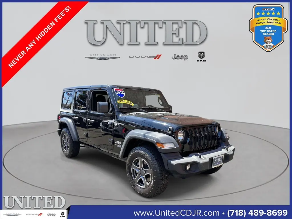 Jeep Wrangler Unlimited 2018 4x4 Sport S 4dr SUV (midyear release)