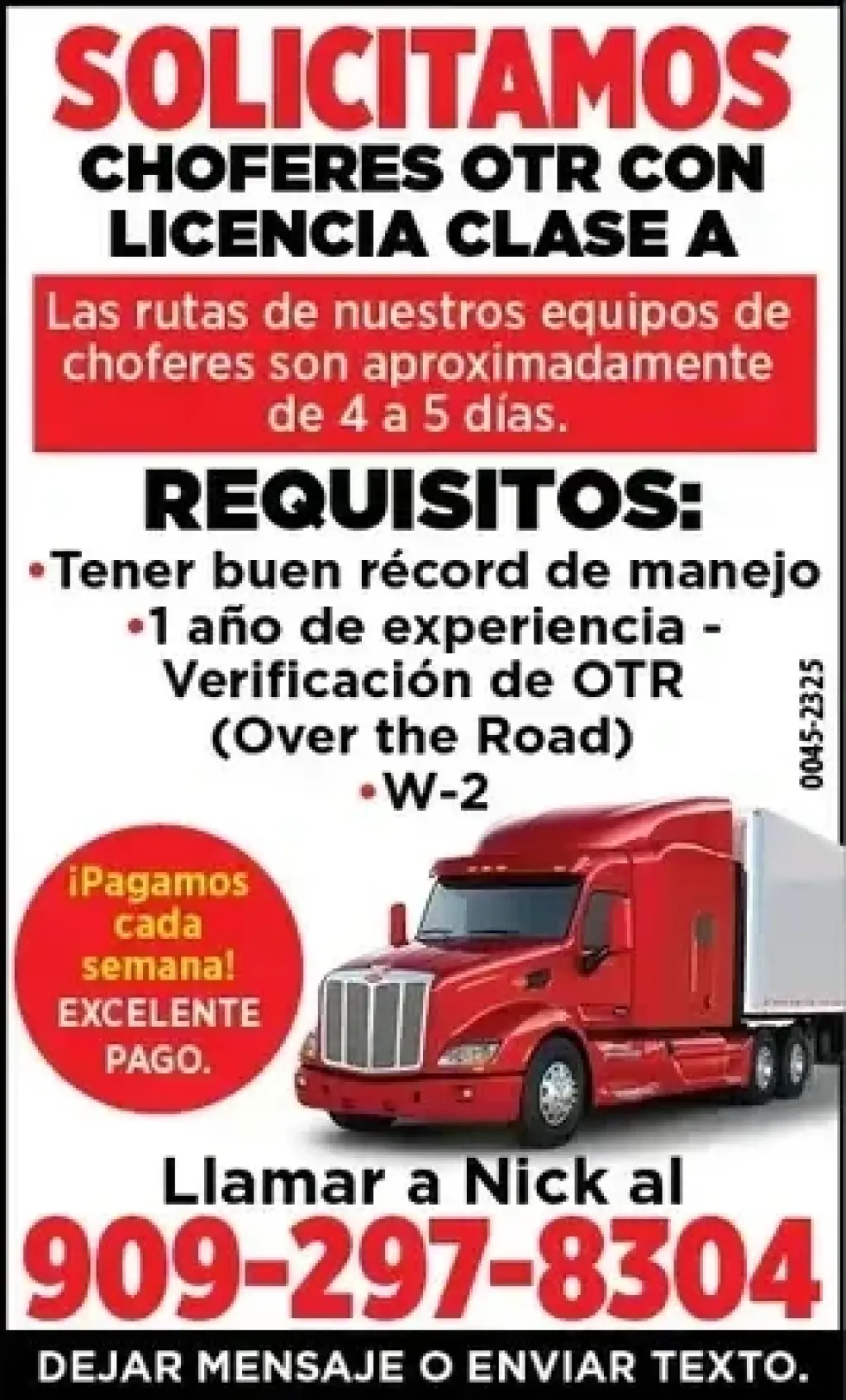 SOLICITO CHOFERES OTR 🚚
