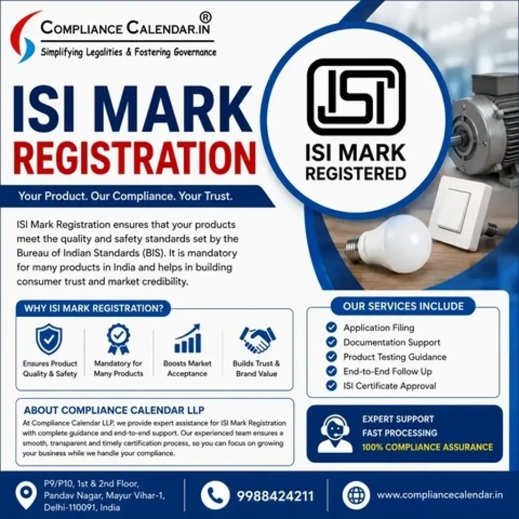 ISI MARK Certification Service