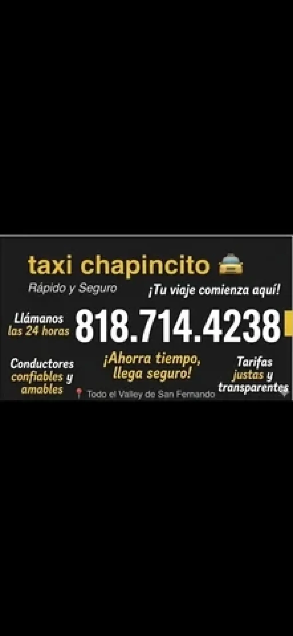 Taxi en San Fernando Valley 🚖