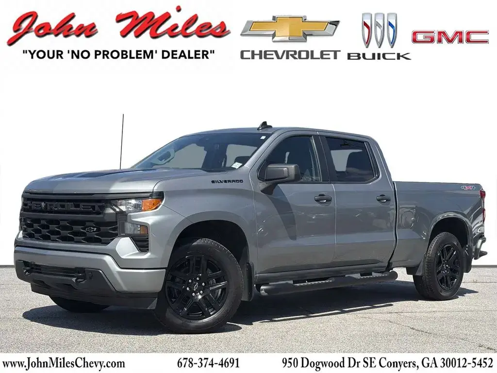 Chevrolet Silverado 1500 2024 4x4 Custom 4dr Crew Cab 5.8 ft. SB