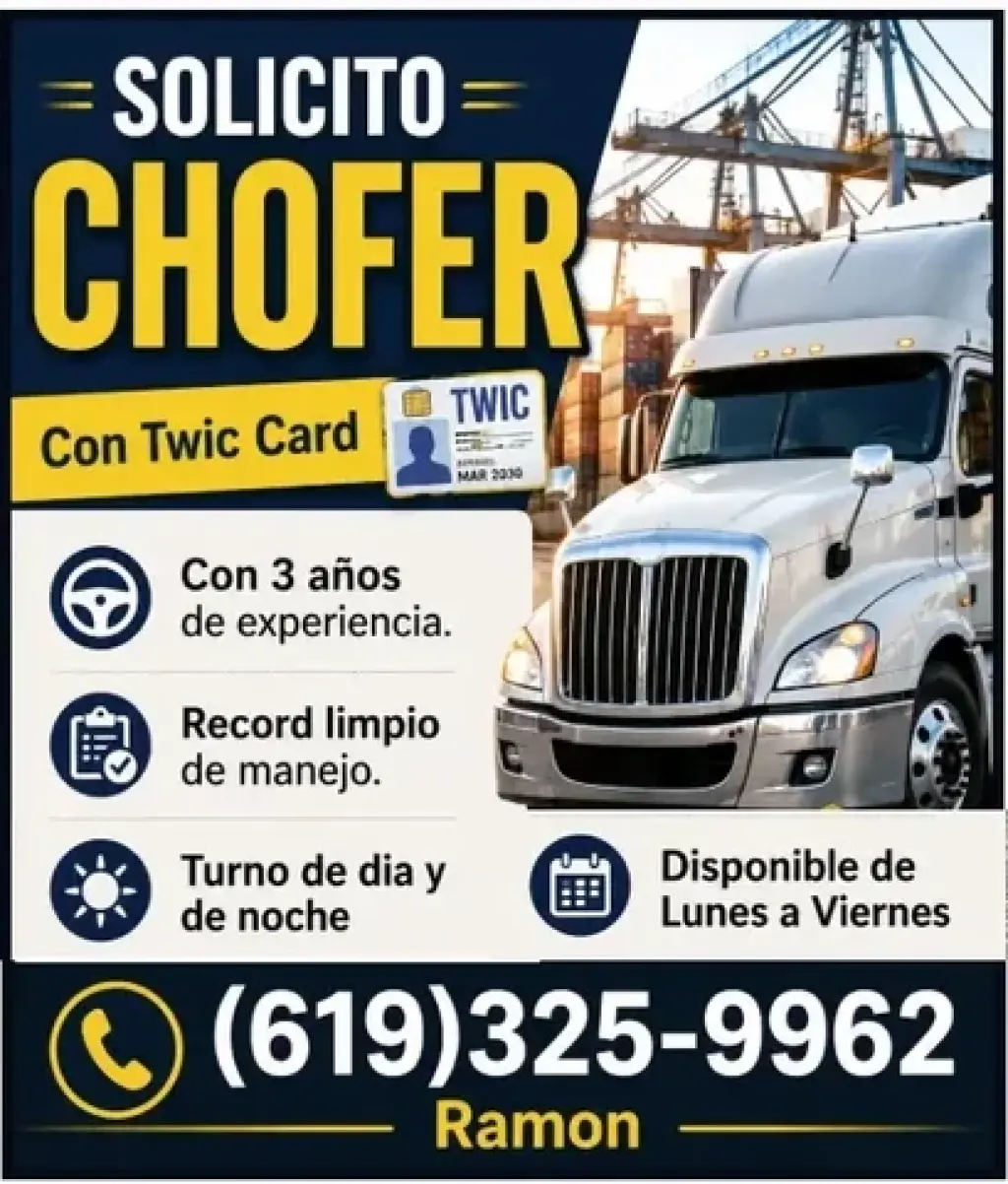 CHOFER Con Twic Card