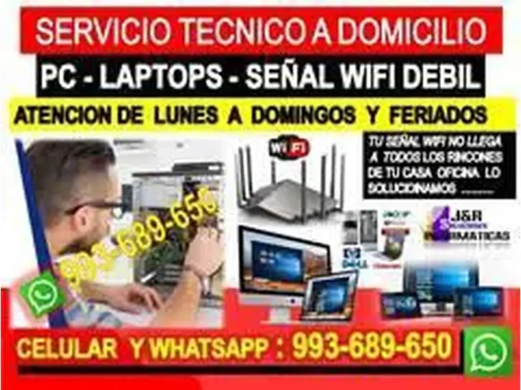 TECNICO DE INTERNET PC LAPTOP