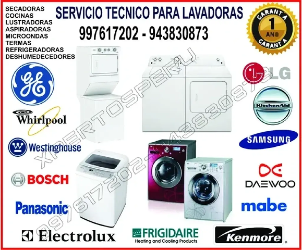 SERVICIO TECNICO LAVADORAS +