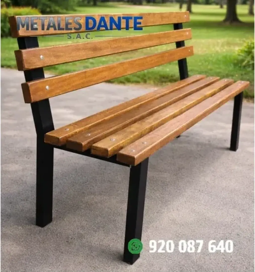 Bancas para parques y jardines