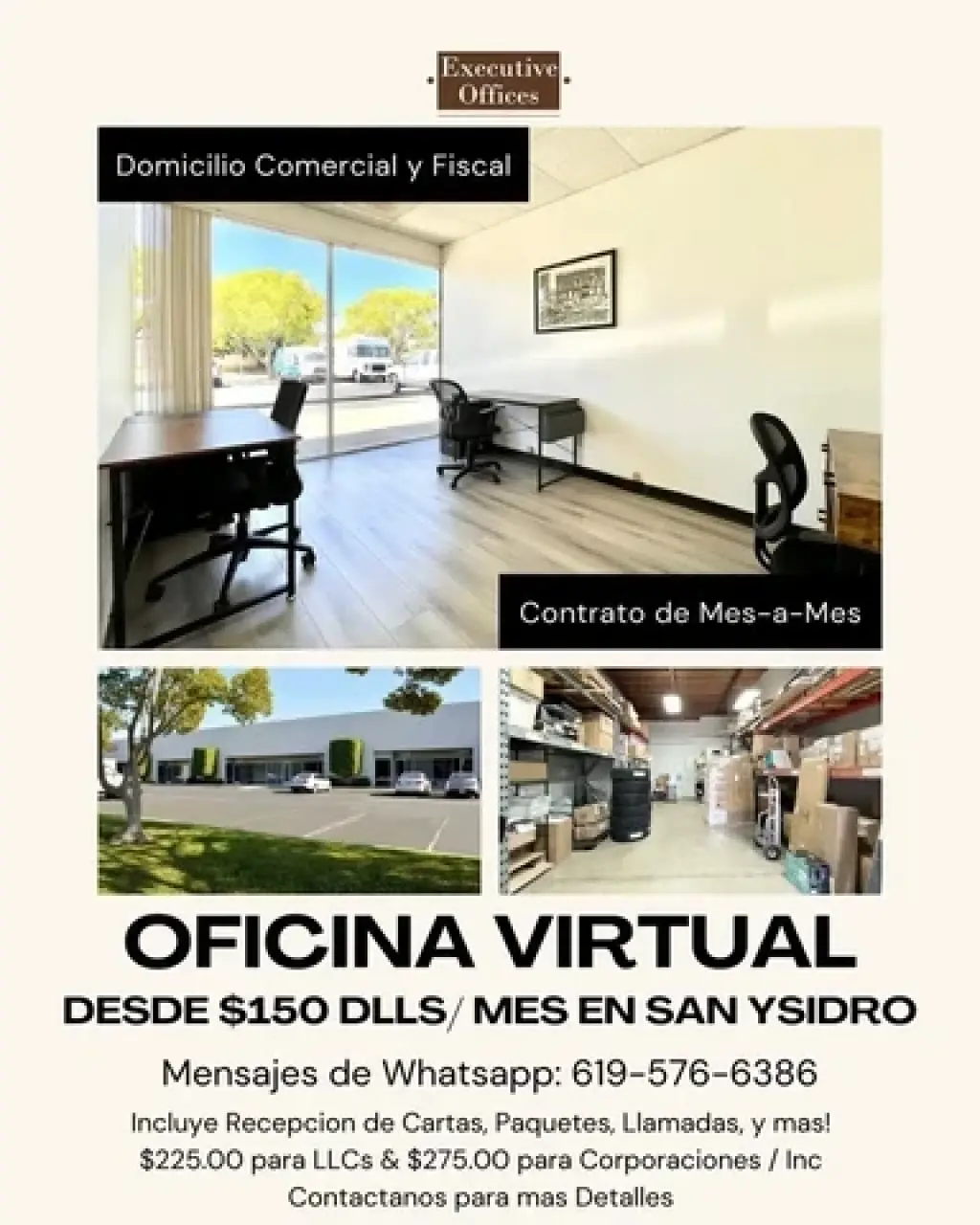 RENTA DE OFICINAS EN SY, CA