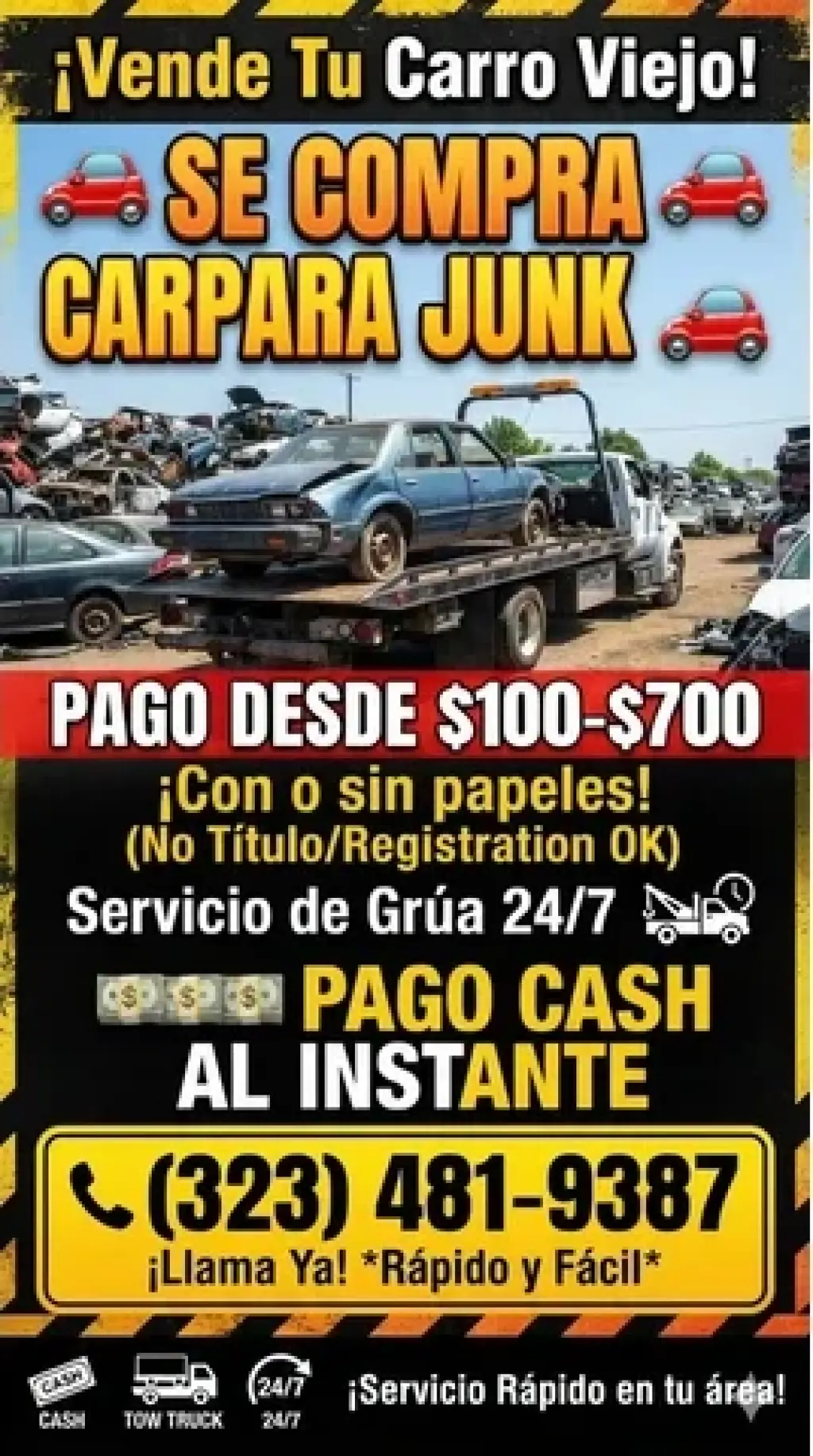 COMPRO CARROS PARA JUNKE 🚔🚗