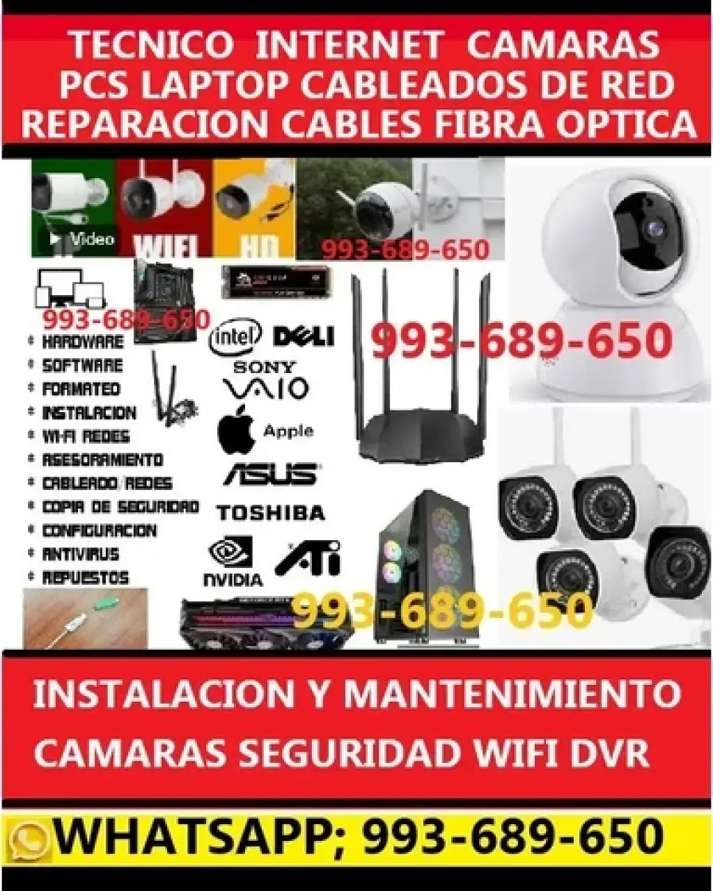 TECNICO INTERNET CAMARAS DVR