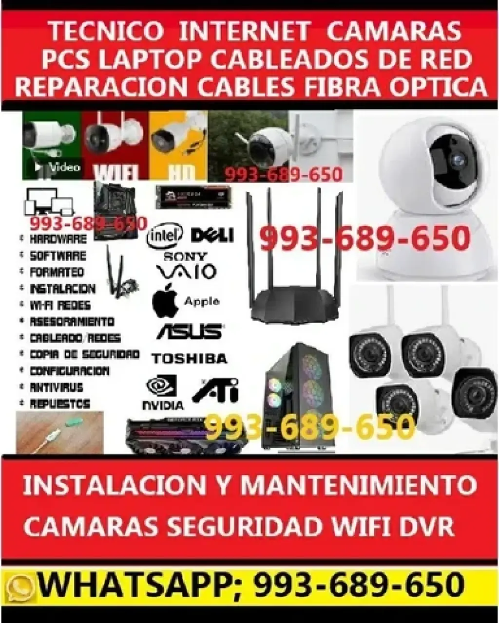 TECNICO NTERNET Y CAMARAS