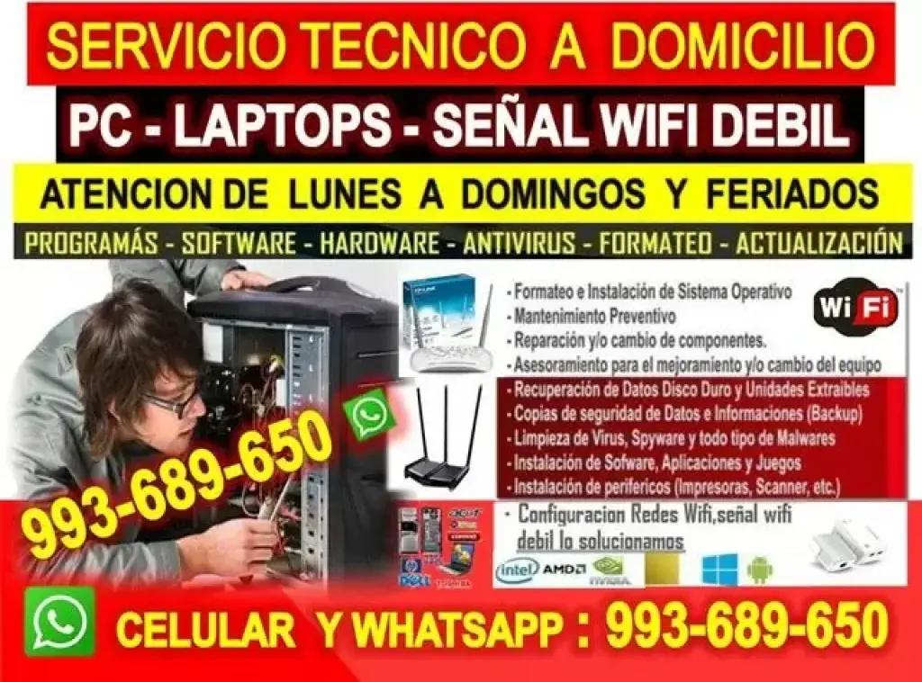 TECNICO REPARACION WIFI ROUTER