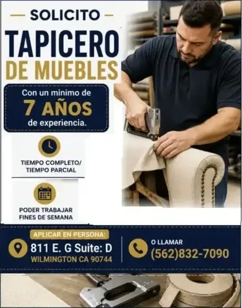 MUEBLES TAPICERO📍 Wilmington