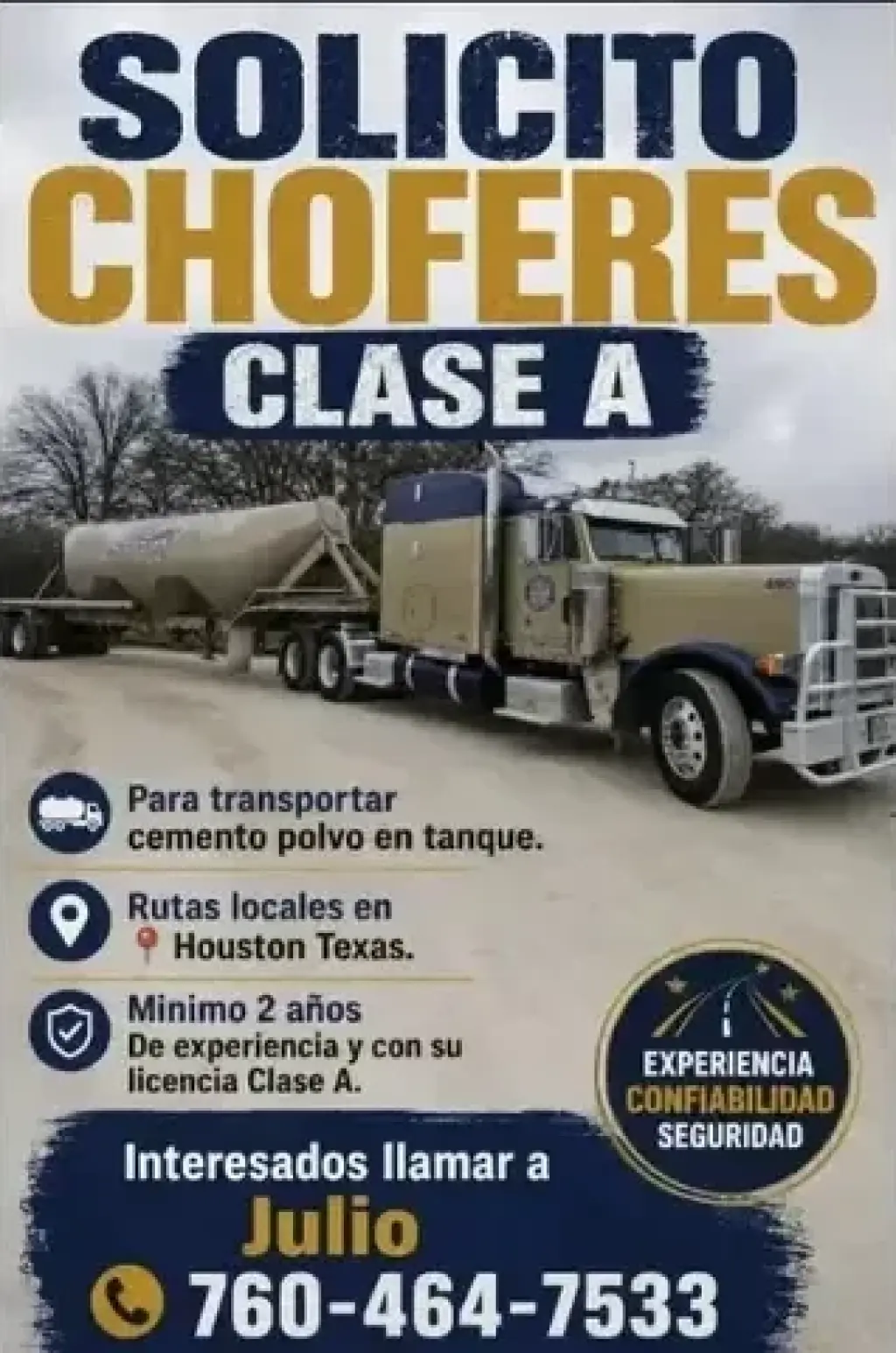 BUSCO CHOFERES📍Houston Texas