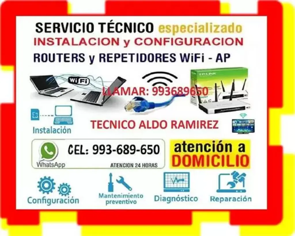 REPARACIONES WIFI PC LAPTOP