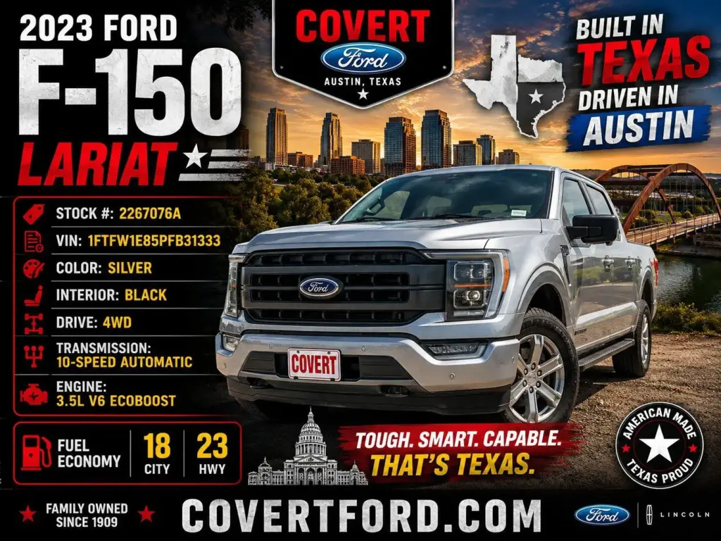 Ford F-150 2023 4x4 Lariat 4 puertas SuperCrew 5.5 pies. SB