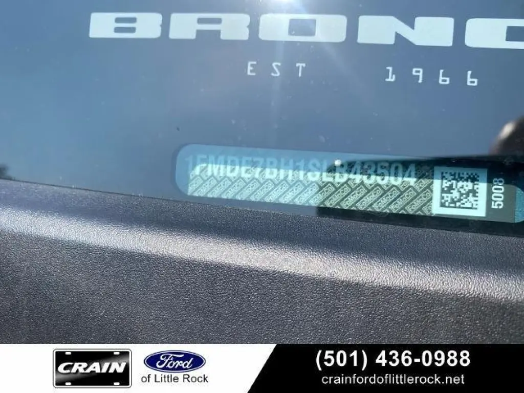 Ford Bronco 2025 4x4 Big Bend 4 puertas SUV