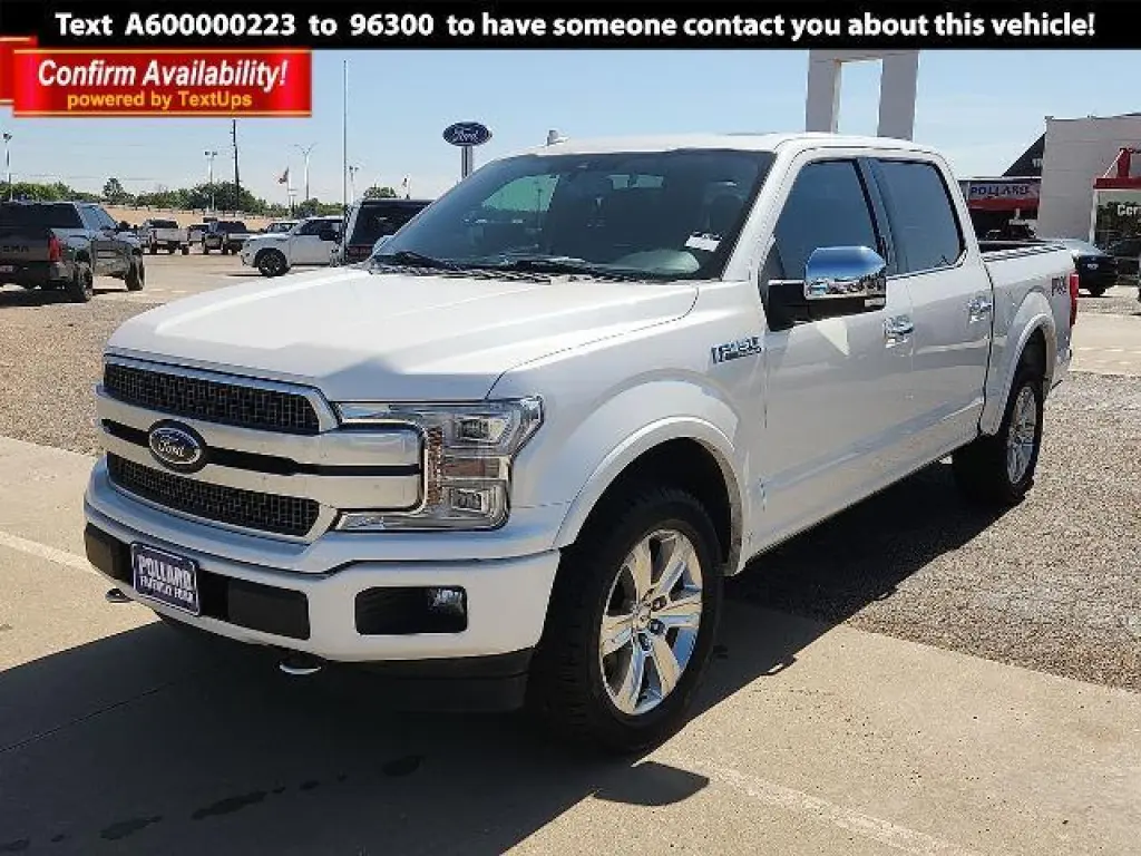Ford F-150 2019 4x4 Platinum 4 puertas SuperCrew 5.5 pies SB