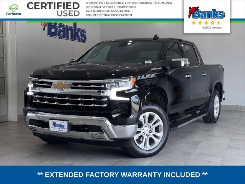 Chevrolet Silverado 1500 2023 4x4 LTZ 4 puertas Cabina Crew 5.8 pies. SB