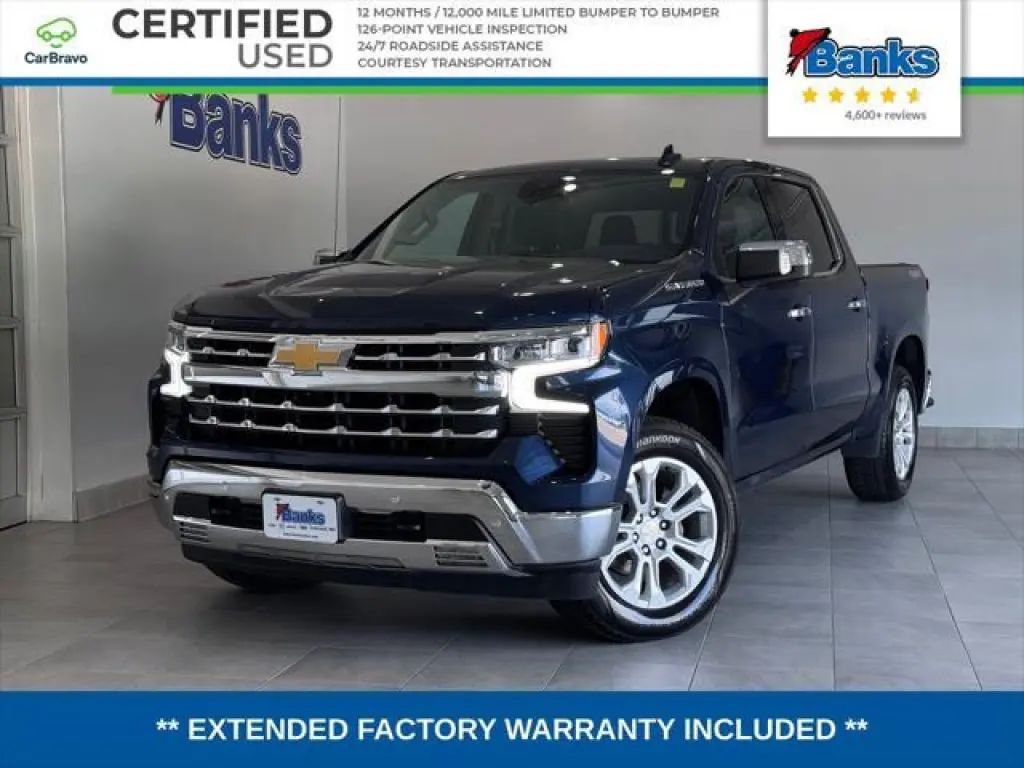 Chevrolet Silverado 1500 2022 4x4 LTZ 4 puertas Cabina Crew 5.8 pies. Caja corta