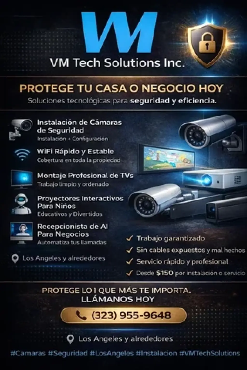 CCTV , INTERNET, TV  MOUNTING
