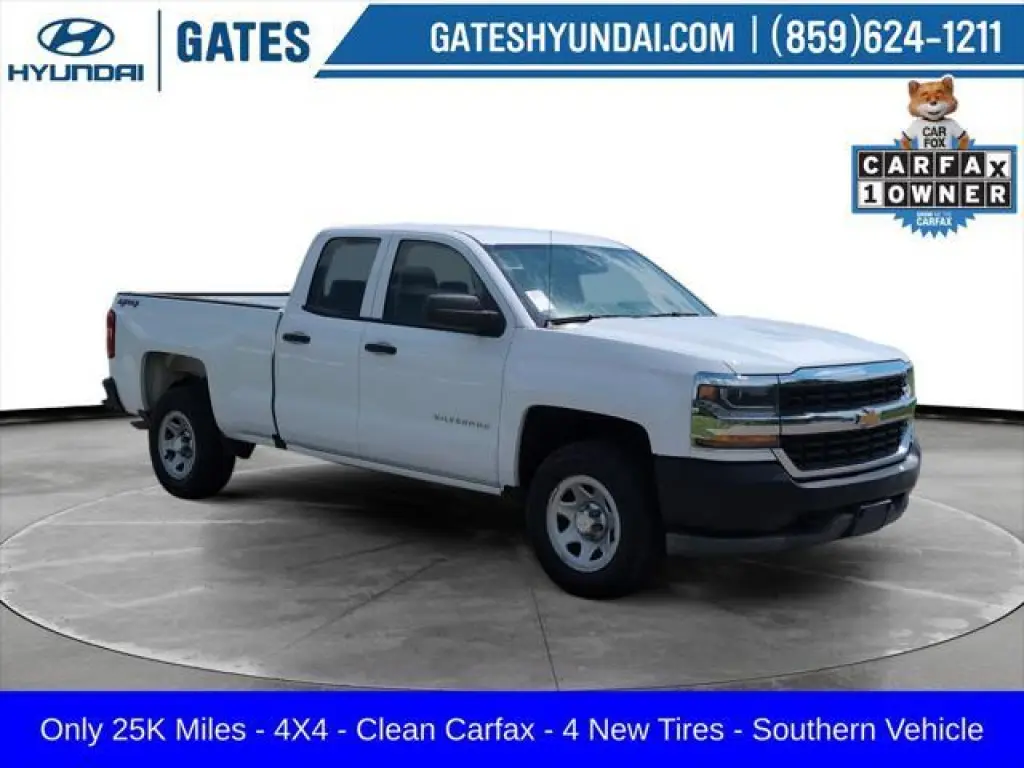 Chevrolet Silverado 1500 2017 4x4 Work Truck 4 puertas Double Cab 6.5 pies SB