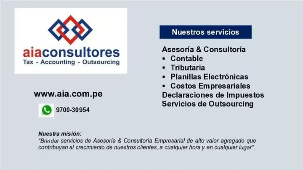 Estudio Contable en La Molina