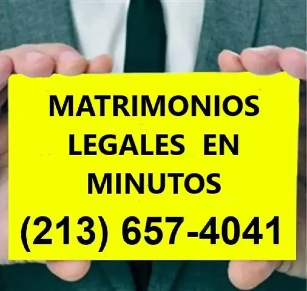 MATRIMONIO LEGAL EN MINUTOS