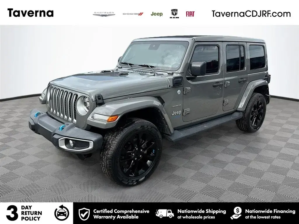 Jeep Wrangler Unlimited 2022 4x4 Sahara 4xe 4 puertas SUV