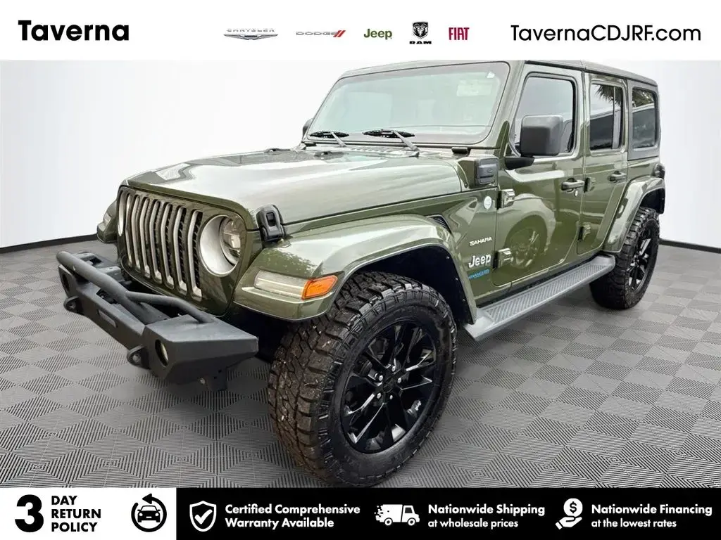 Jeep Wrangler Unlimited 2021 4x4 Sahara 4xe 4 puertas SUV