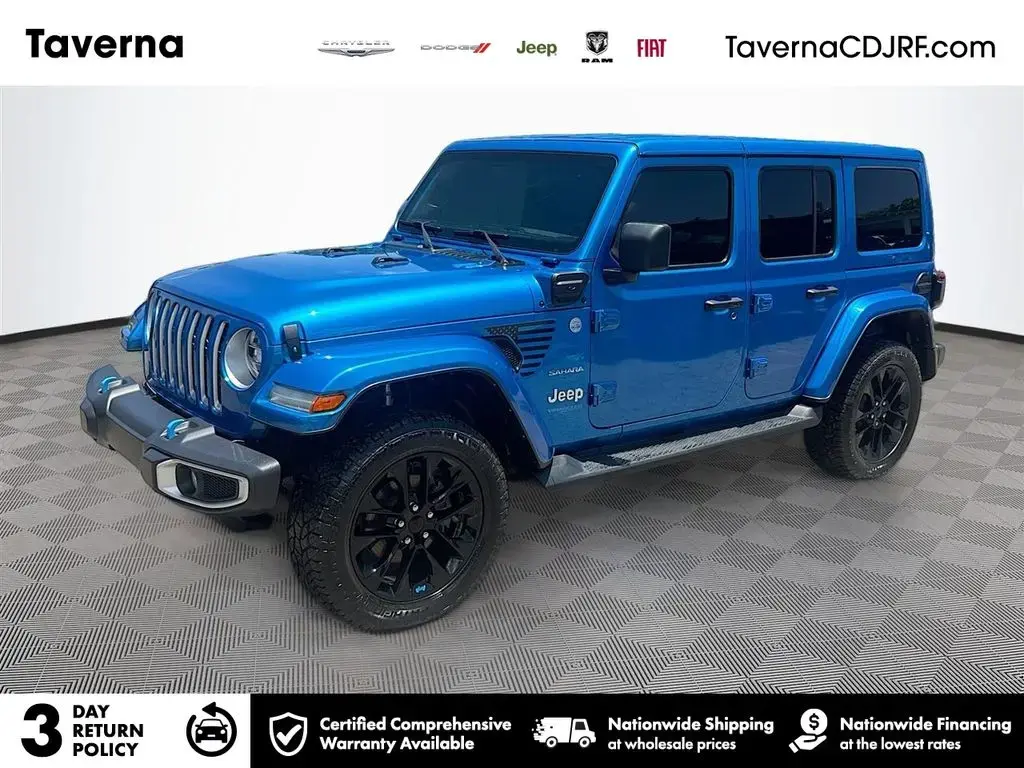 Jeep Wrangler Unlimited 2022 4x4 Sahara 4xe 4 puertas SUV
