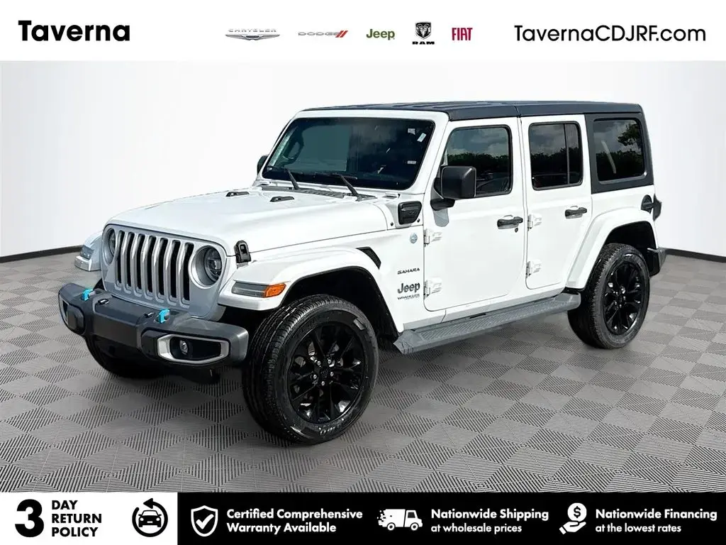 Jeep Wrangler Unlimited 2022 4x4 Sahara 4xe 4 puertas SUV