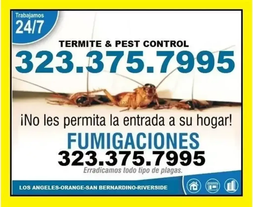 EXTERMINADOR DE PLAGAS 24/7.-