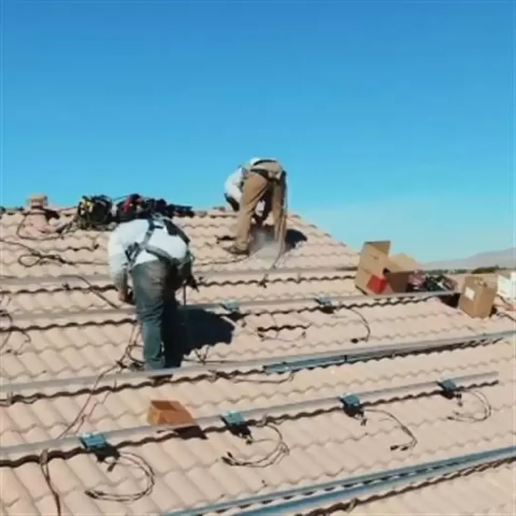 remove &install solar panels
