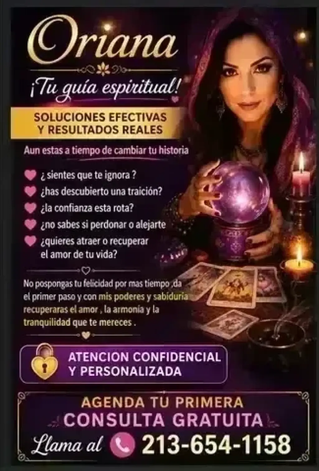 "ORIANA" ¡TU GUÍA ESPIRITUAL!