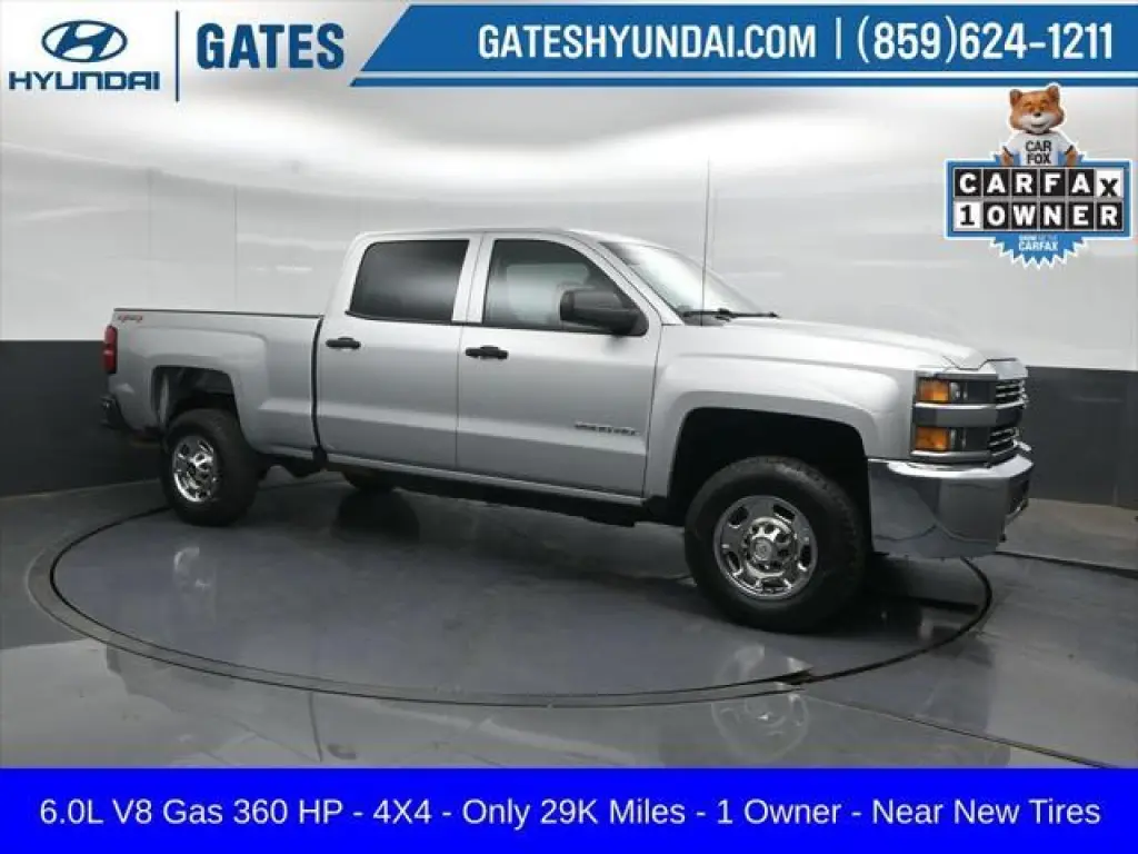 Chevrolet Silverado 2500HD 2017 4x4 Work Truck Camión de Trabajo 4p Cabina Completa SB