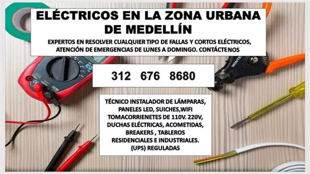 ELECTRICISTA MEDELLÍN 24 HORAS