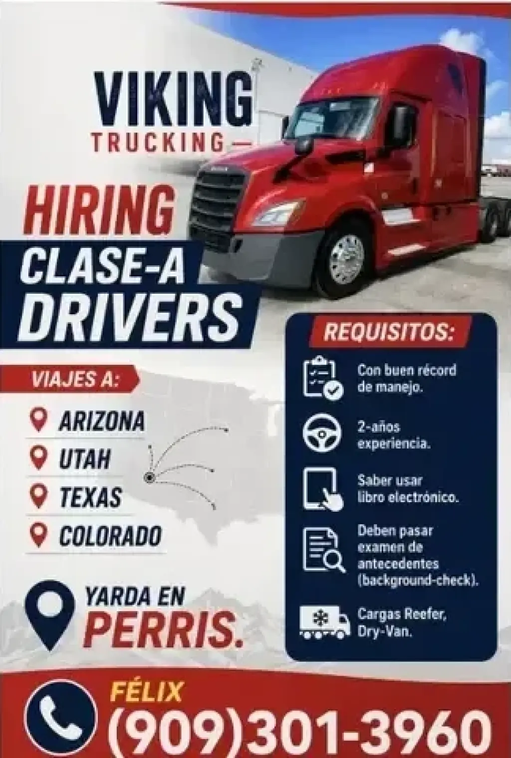 CHOFER CLASE-A  🚚