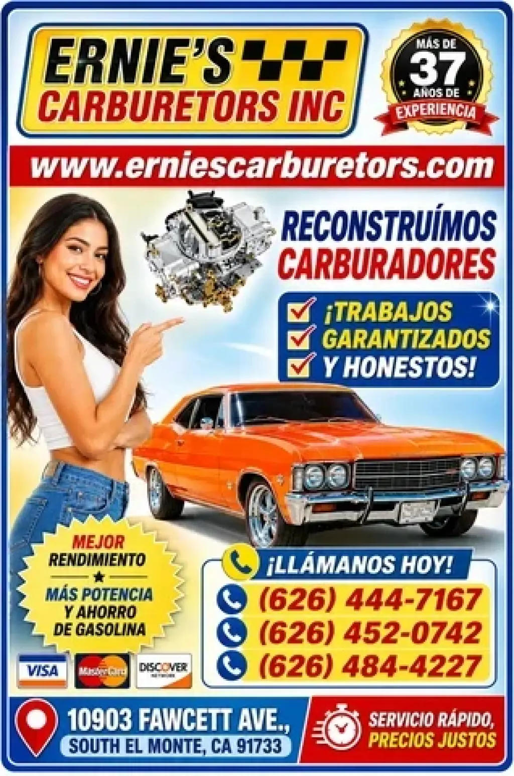 ¡REPARACIÓN DE CARBURADORES!!