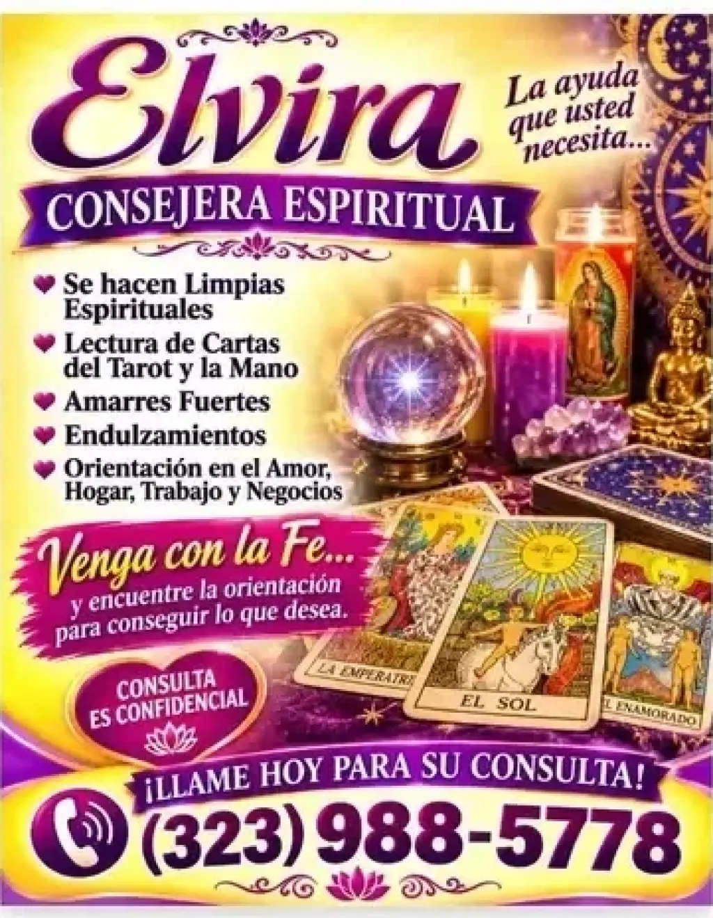 ELVIRA TU CONSEJERA ESPIRITUAL