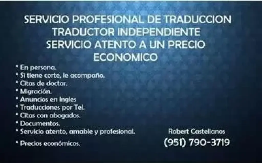 Servicio de traduccion USA