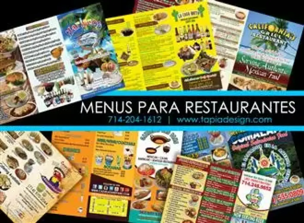 Menus de Restaurante Imprenta