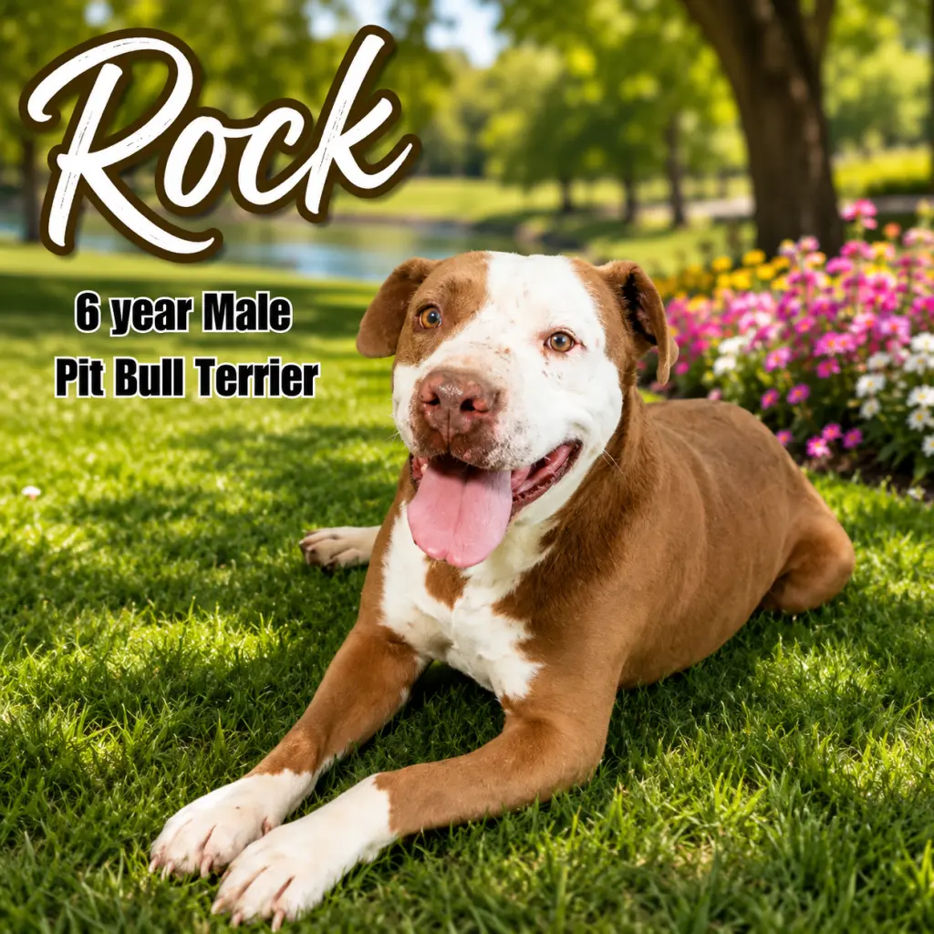 - ROCK - 6 YEAR MALE PIT BULL TERRIER