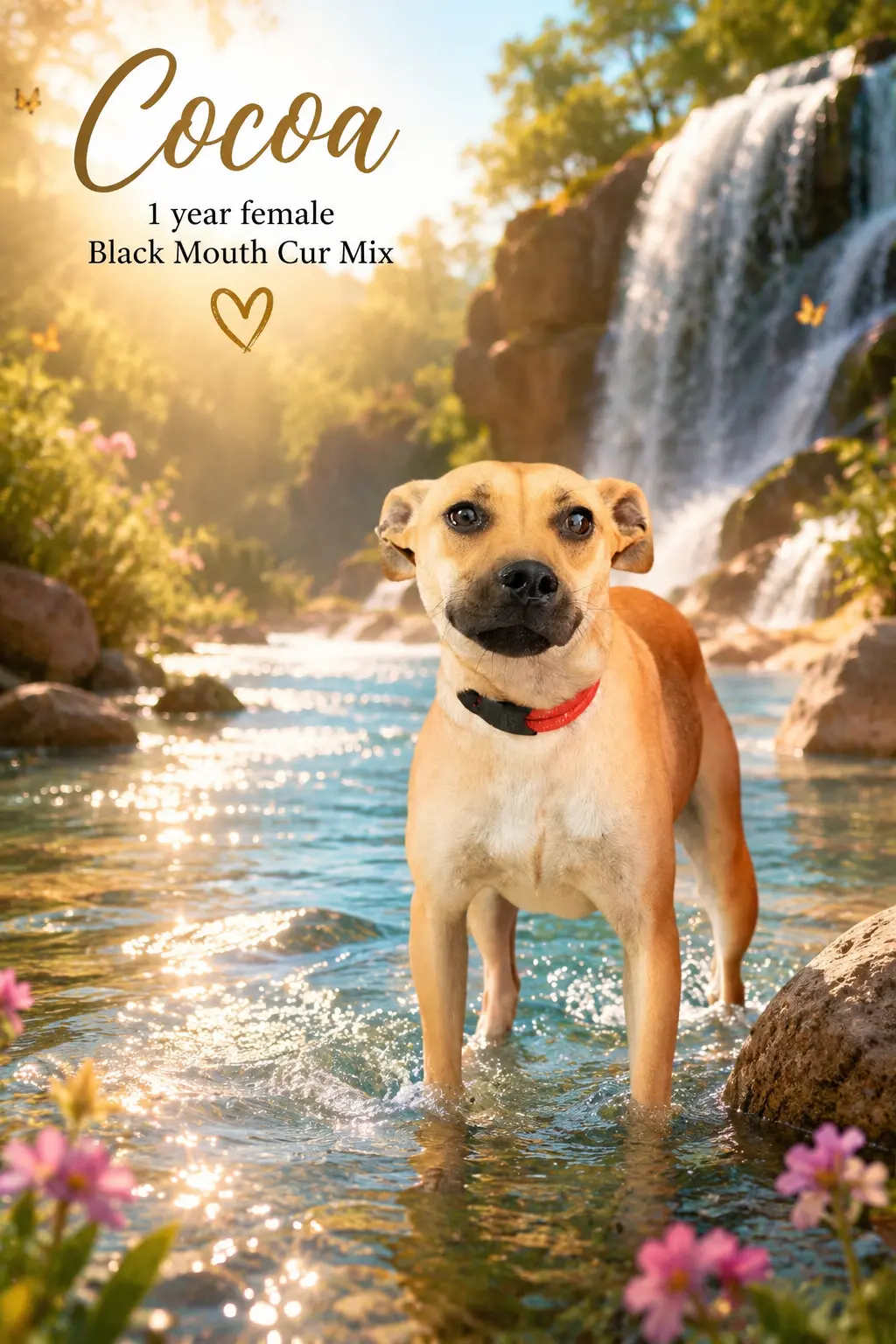 - COCOA - 1 YEAR FEMALE BLACK MOUTH CUR MIX