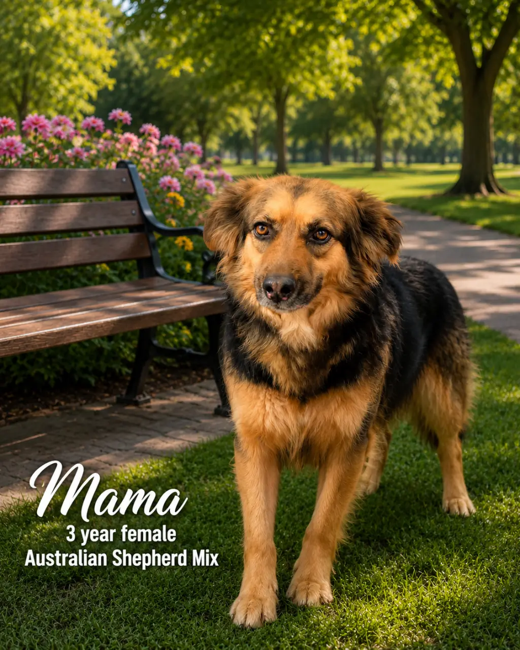 - MAMA - 3 YEAR FEMALE AUSTRALIAN SHEPHERD MIX